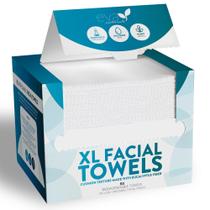 Toalhas de rosto descartáveis Eva Naturals XL 50 unidades de eucalipto