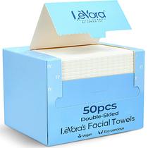Toalhas de rosto descartáveis LÈVORA Extra Large para peles sensíveis