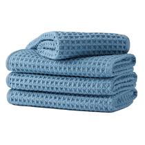 Toalhas de rosto MICROFI Microfiber Waffle 30,48x30,48cm 4 peças Toalhas de rosto MICROFI Microfiber Waffle 30,48x30,48cm 4 peças