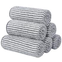 Toalhas de rosto SINLAND Microfiber Ultra Soft 30 cm x 30 cm, pacote com 6