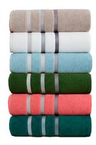 Toalhas De Rosto Teka Dry 100% Algodão 6 Unidades 70x45cm Sortidas Cores