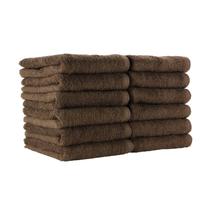 Toalhas de salão Arkwright Bleach Proof 100% algodão 16x27 cm marrons