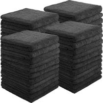 Toalhas de salão Panelee Microfibra Absorvente 40x72cm Pretas x36