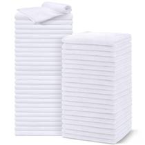 Toalhas de salão UNIMADE, pacote com 48 unidades, microfibra supermacia, branca Toalhas de salão UNIMADE, pacote com 48 unidades, microfibra supermacia, branca