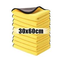 Toalhas Grossas De Limpeza De Carro De Microfibra, Panos De Lavagem De Secagem Profissional, 1/10
