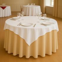 Toalhas Jacquard Cobre Mancha 1,40x1,40 Kit Para Buffet