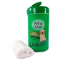 Toalhas Lenços Umedecidos Pet Cães e Gatos Filhote 75 unidades Toalhas Lenços Umedecidos Pet Cães e Gatos Filhote 75 unidades