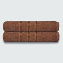 Toalhas Para Pet 2 Peças Beka 70x125 Cm 100% Algodão Marrom Toalhas Para Pet 2 Peças Beka 70x125 Cm 100% Algodão Marrom