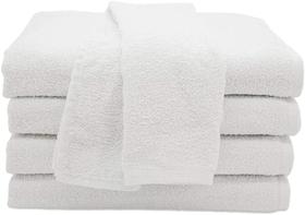 toalhas salão de beleza, barbearia branca kit com 9 unidades