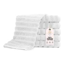 Toalhas turcas clássicas CTT Luxuosas 100% algodão x6 Toalhas turcas clássicas CTT Luxuosas 100% algodão x6