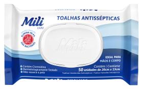 Toalhas umedecidas antissepticas 50 und elimina 99 por cento das bactérias Toalhas umedecidas antissepticas 50 und elimina 99 por cento das bactérias
