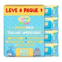 Toalhas Umedecidas Baby Club Com 100 Fls - Leve 8 Pague 7