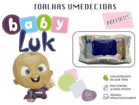 Toalhas Umedecidas "Baby Luk" Premium - 100 Unidades )- Bella Comercial - 5S IND E COM