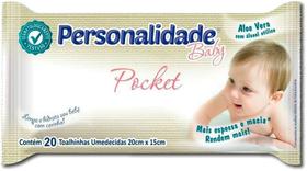 Toalhas Umedecidas Baby Personalidade 20 unidades