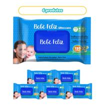 Toalhas Umedecidas Bebê Feliz 120 fls Kit 06 Pacotes Toalhas Umedecidas Bebê Feliz 120 fls Kit 06 Pacotes