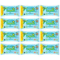 Toalhas Umedecidas Bebê Limpinho Aloe Vera Kit 12x 140Und