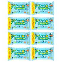 Toalhas Umedecidas Bebê Limpinho Com Aloe Vera Kit 8x 140Und