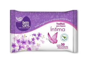 Toalhas Umedecidas Bem Care Íntima Com 30 Unidades - 3-QUALYVIT