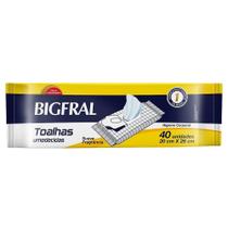 Toalhas Umedecidas Bigfral Embalagem com 40 Unidades Toalhas Umedecidas Bigfral Embalagem com 40 Unidades