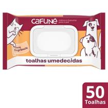 Toalhas Umedecidas Cafuné Sem Fragrância 50 unidades