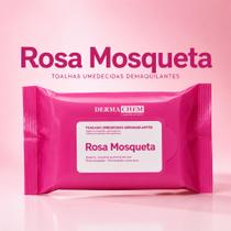 Toalhas Umedecidas Demaquilante Rosa Mosqueta - Dermachem