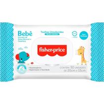 Toalhas Umedecidas FISHER-PRICE S/PERFUME 50FLS. - Hygieline