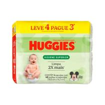 Toalhas Umedecidas Huggies Higiene Superior - 4 Pacotes com 48 Toalhas - 192 Toalhas Toalhas Umedecidas Huggies Higiene Superior - 4 Pacotes com 48 Toalhas - 192 Toalhas