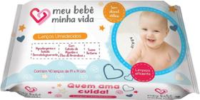 Toalhas umedecidas, lenços, 40 unidades Meu Bebê Minha Vida