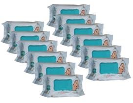 Toalhas Umedecidas Marigold Baby Premium Kit C/ 12 pacotes (1.400 unidades)