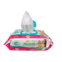 Toalhas Umedecidas Meu Bebê Extrato de Erva Doce e Camomila com 100 folhas