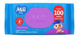 Toalhas umedecidas mili baby 100un Toalhas umedecidas mili baby 100un