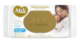 Toalhas umedecidas mili lovecare 100un Toalhas umedecidas mili lovecare 100un