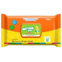Toalhas Umedecidas Natural Baby 50 Unidades Flip Top Toalhas Umedecidas Natural Baby 50 Unidades Flip Top