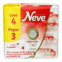 Toalhas Umedecidas Neve Toque Da Seda Aloe Vera 192 Un