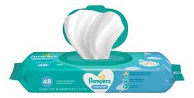 Toalhas umedecidas Pampers Cheiro de bebe 48un