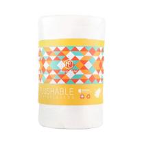 Toalhas Umedecidas para Bebê - 100 Peças Descartáveis, Biodegradáveis e de Tecido de Bambu