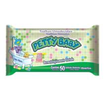 Toalhas Umedecidas Petty Baby 50 Unidades