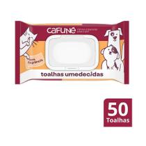 Toalhas Umedecidas sem Fragrância Cafuné 50 unidades