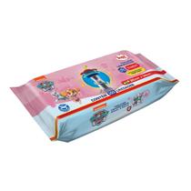 Toalhas Umedecidas Topz Patrulha Canina Skye Rosa 100 Unidades