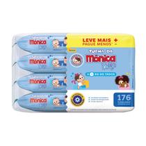 Toalhas Umedecidas Turma da Monica Baby Hora da Troca 176 Unidades Leve mais Pague menos