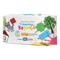 Toalhas Umedecidas Turminha da Bagunça 96 unidades