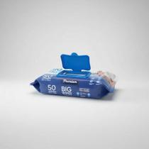 Toalhas Umedecidas Uso Adulto 50 Unid Kit 6 Pcts Big Wipes