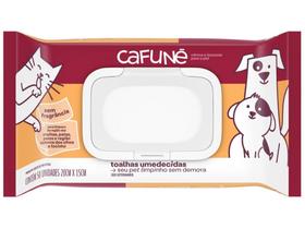 Toalhas Umidecidas para Pets Cafuné Sem Fragrância - 50 Unidades