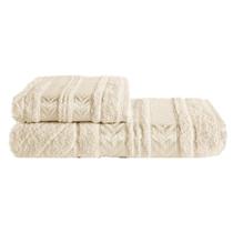 Toalhas Zion Nude Banho e Rosto 100% Algodão