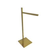 Toalheira Dourada em aco inox para banheiro ou lavabo - By Fineza