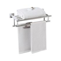 Toalheiro Alise Alise 304 em aço inoxidável cromado polido Toalheiro Alise Alise 304 em aço inoxidável cromado polido