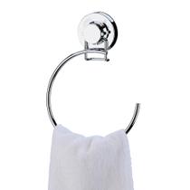 Toalheiro Argola 18cm Cromado com Ventosa Future Toalheiro Argola 18cm Cromado com Ventosa Future
