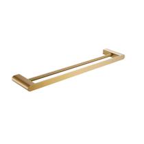 Toalheiro barra duplo loren trend 2042 g87 brushed gold