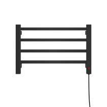 Toalheiro Casuli Aço Carbono Pequeno Lado direito 220 Preto