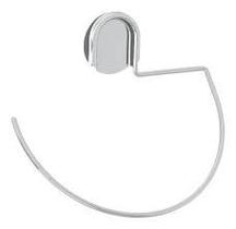 Toalheiro Circular Fixação Adesiva Branco - Smartfix Toalheiro Circular Fixação Adesiva Branco - Smartfix